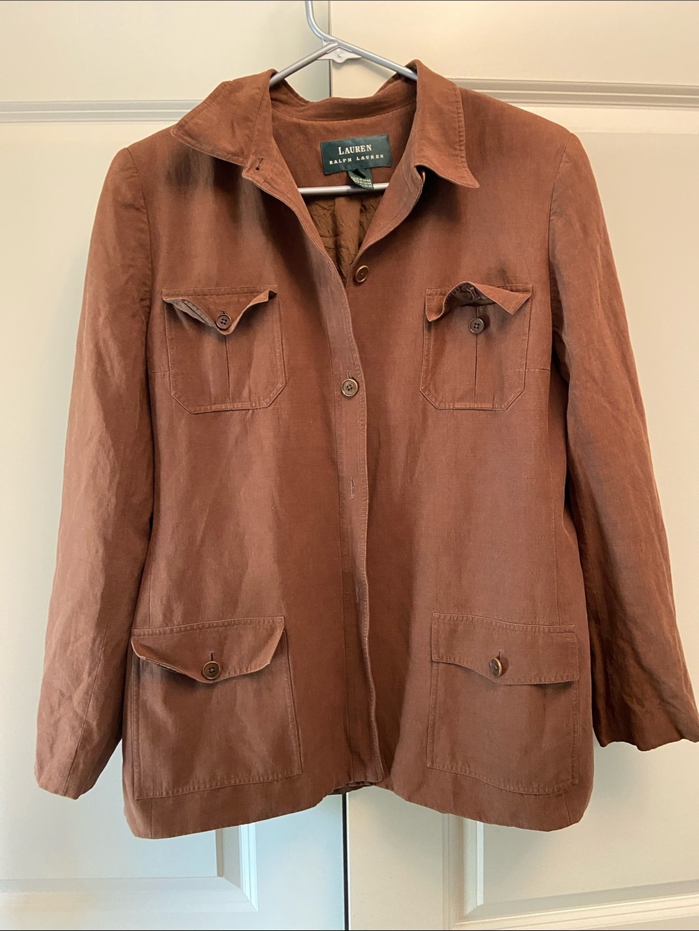 Lauren Ralph Lauren Chestnut Brown Utility Jacket